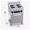 Bertos Cocina Plus 600 + Horno E6P4+FE1