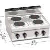 Bertos Cocina Macros 700 Sobremesa E7P4B
