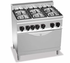 Bertos Cocina Plus 600 Eco Power + Horno G6F6PW+T