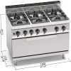 Bertos Cocina Macros 700 Horno High Gas G7F6