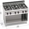 Bertos Cocina Macros 700 Con Mueble High G7F6M