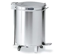 Distform Cubo Basura Con Ruedas, Tapa Y Pedal