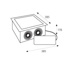 Edenox Placa De Inducción IE-35/50