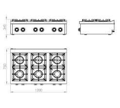 Fainca HR Cocina Serie 750 C Sobremesa