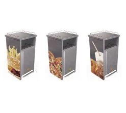 Fricosmos Contenedor Inox Vaciado Bandejas Fast-Food