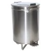 Fricosmos Contenedor Inoxidable Con Ruedas, Tapa Y Pedal -Buffalo Ventas fricosmos cubo inox fri con tapa y pedal 01