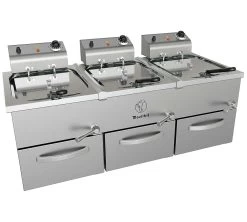 Movilfrit Freidora F Triple Cabezal Móvil