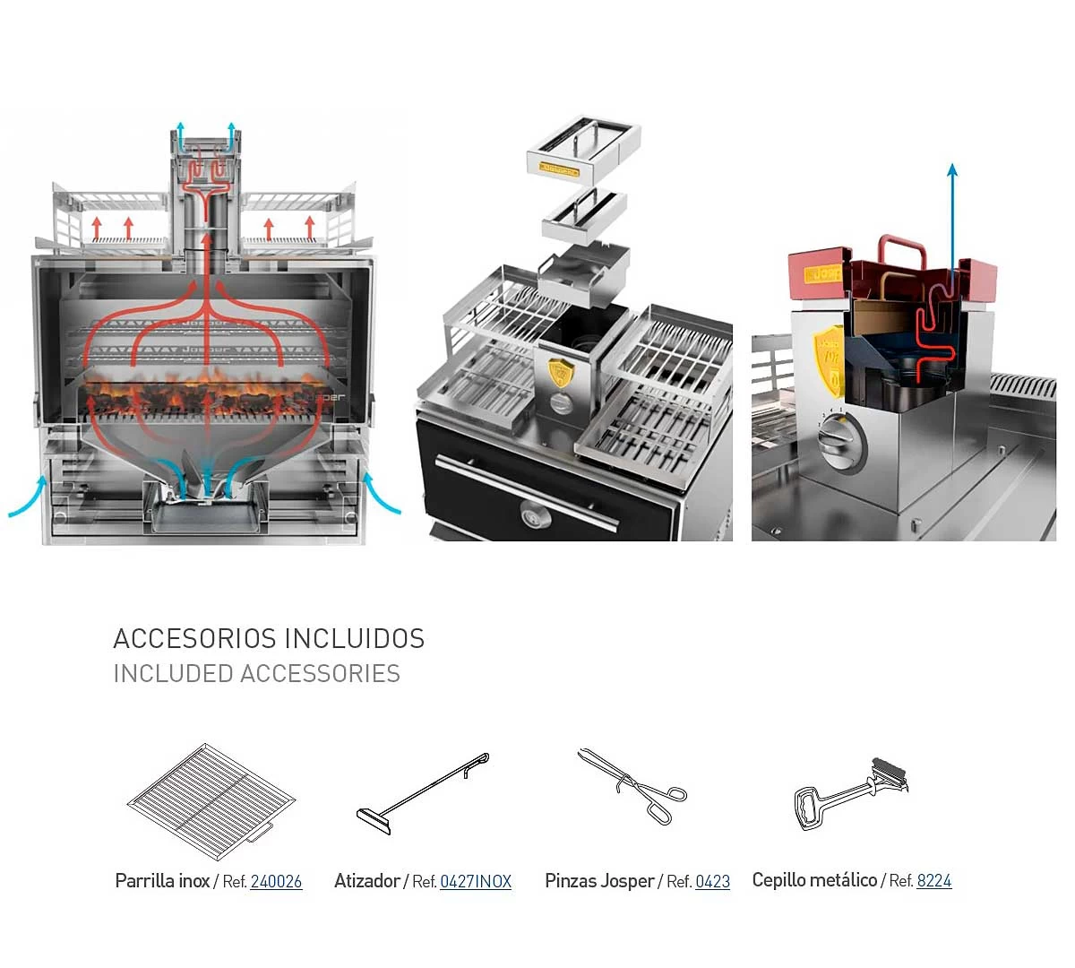 Josper Horno Brasa HJX-Pro L175-TD 4 Josper Horno Brasa HJX-Pro L175-TD - Imagen 2