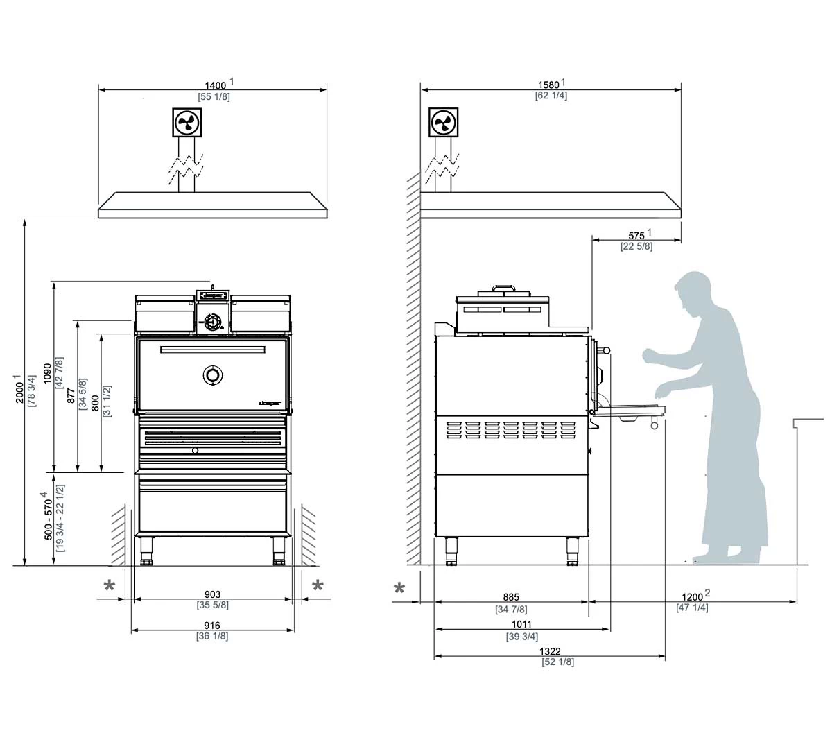 Josper Horno Brasa HJX-Pro L175-TD 5 Josper Horno Brasa HJX-Pro L175-TD - Imagen 3