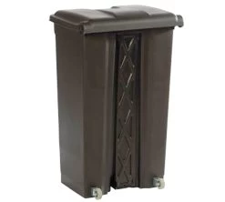 Probbax Cubo Basura Antrimicrobiano Con Tapa, Pedal Y Ruedas