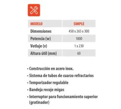 Romagsa Tostador De Pan Simple