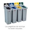 Rubbermaid Centro Reciclaje Slim Jim