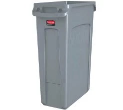Rubbermaid Contenedor Slim Jim Canales Ventilación 87 Litros