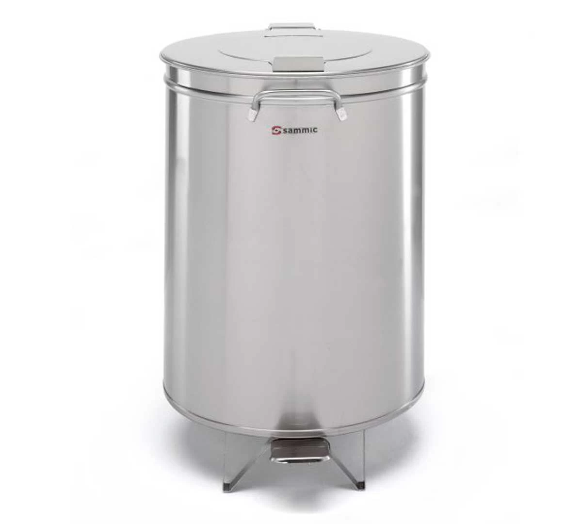 Sammic Cubo Inox Con Pedal Y Ruedas 3 Sammic Cubo Inox Con Pedal Y Ruedas